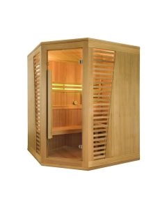 Sauna traditionnel d'angle Venetian 3-4 places